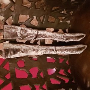 Vintage Tom Ford x Gucci Velvet Over the Knee Boots